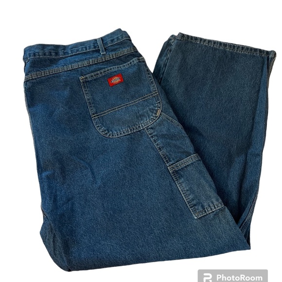 Dickies Jeans Dickies Cargo Utility Blue Jeans Size 5 X 30 Poshmark